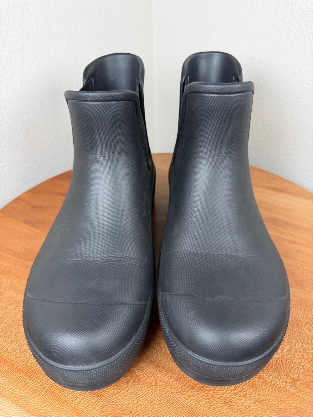 Dansko Black Karmel Chelsea Ankle Rain Boots Waterproof Rubber Size 38/7.5-8 - Picture 2 of 14
